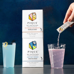 Pique Life Deep Hydration Protocol + Glass Fountain Bottle